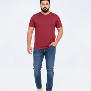 Red Color Plain T-Shirt XXXXL Size